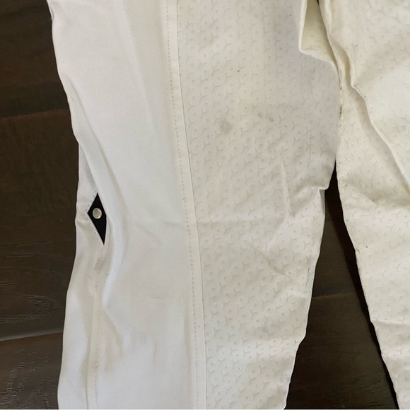 Equiline made in Italy slim fit horse riding pants size 30 - stains - Picture 12 of 13